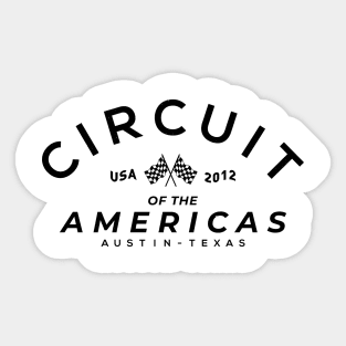 Circuit of the Americas Sticker